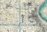 1887 Farm Line Map of Ramsey and Washington County Minnesota St Paul Stillwater