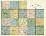 1898 Map of Cottonwood County Minnesota Windom Mountain Lane