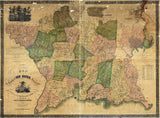 1852 Map of New Haven County Connecticut