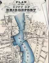 1856 Map of Fairfield County Connecticut Genealogy