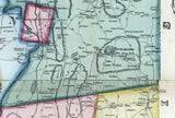 1856 Map of Windham County Connecticut