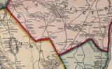 1858 Map of Fairfield County Connecticut Genealogy