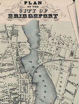 1858 Map of Fairfield County Connecticut Genealogy