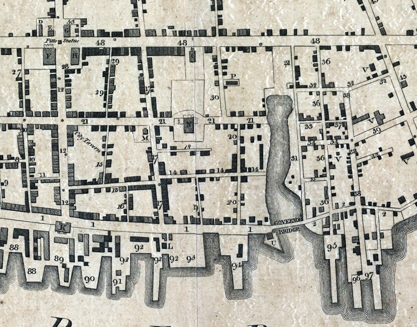 1788 Map of Charleston South Carolina