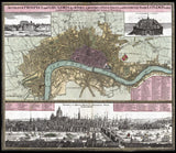 1740 Map of London England