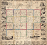 1859 Farm Line Map of Huron County Ohio