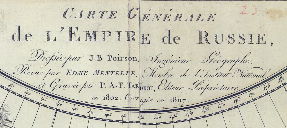 1807 Map of the Russian Empire