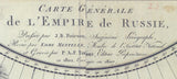1807 Map of the Russian Empire