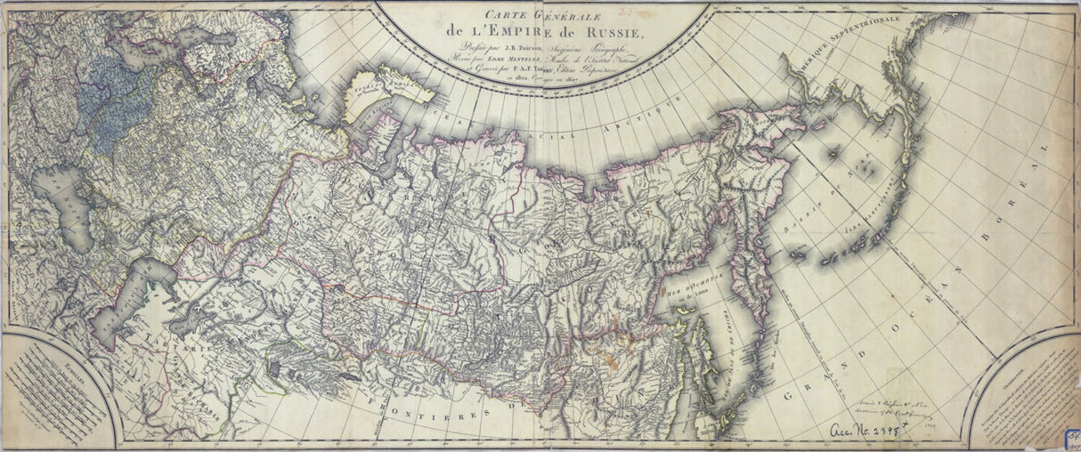 1807 Map of the Russian Empire