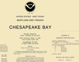 2004 Nautical Chart of the Chesapeake Bay