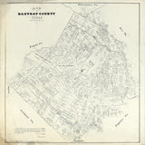 1879 Farm Line Map of Bastrop County Texas