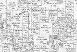 1879 Farm Line Map of Denton County Texas