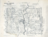 1879 Farm Line Map of Falls County Texas