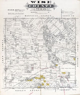 1870 Map of Wise County Texas