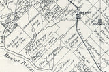 1879 Map of Brazos County Texas