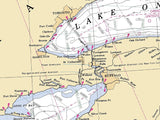 2009 Nautical Map of The Great Lakes