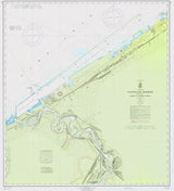 1965 Nautical Map of Cleveland Harbor