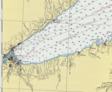 1950 Nautical Map of Lake Superior