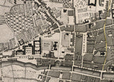 1797 Map of the City of Dublin Ireland