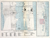 1907 Map of West Palm Beach Lake Worth and Palm Beach Florida