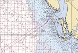 1996 Nautical Map of Tampa Bay Oil & Gas Leasing Areas