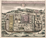 1730 Map of Jerusalem Israel