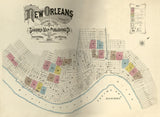 1887 Map of New Orleans Louisiana