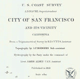 1853 Map of the City of San Francisco