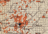 1903 Map of the Cherokee Nation Oklahoma