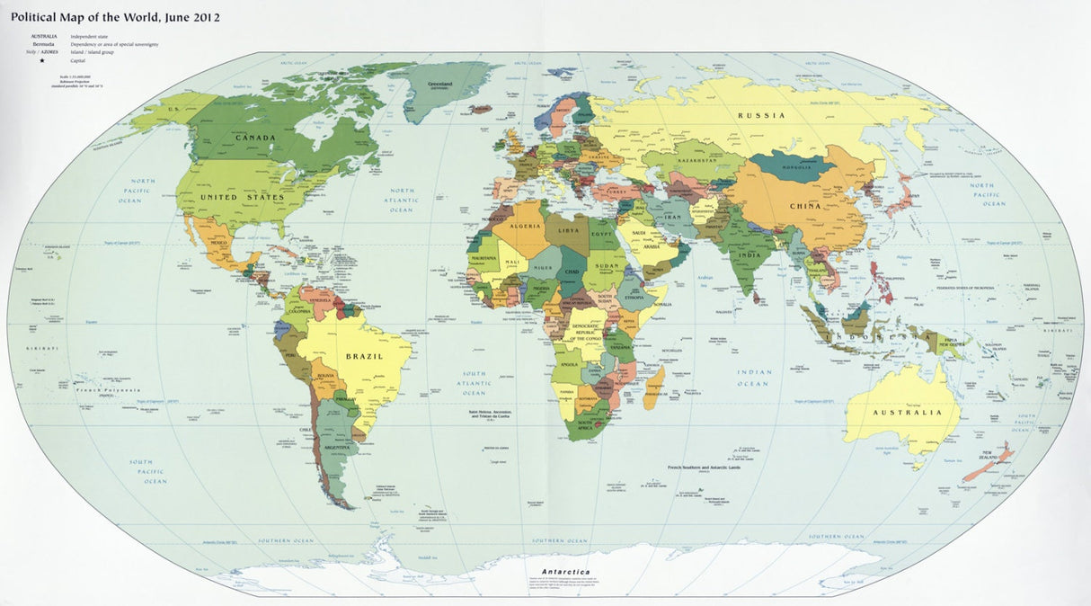 2012 Political Map of the World