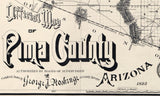 1893 Map of Pima County Arizona