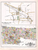 1891 Map of New Britain Township Bucks County Pennsylvania