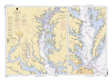 2004 Nautical Chart of the Chesapeake Bay