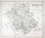 1879 Farm Line Map of Bosque County Texas