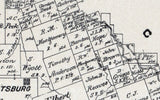 1879 Farm Line Map of Camp County Texas