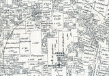 1879 Farm Line Map of Jack County Texas Jacksboro