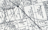 1879 Farm Line Map of Lee County Texas