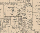 1879 Farm Line Map of Tyler County Texas