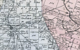 1876 Map of Comanche County Texas