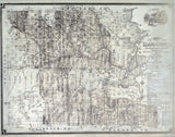 1875 Farm Line Map of Llano County Texas