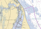 2011 Nautical Map of Ponce de Leon Inlet to Cape Canaveral Florida