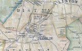 1857 Town Map of Kirkland Oneida County New York