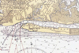 1934 Nautical Map of Hempstead Bay