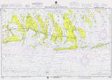 1974 Nautical Map of Bahia Honda Key to Sugarloaf Key Florida