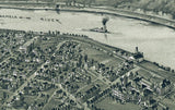 1902 Aerial Map of California Washington County Pa
