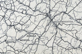 1911 Map of Carroll County Maryland